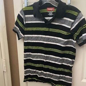 Boys wrangler polo shirt large
